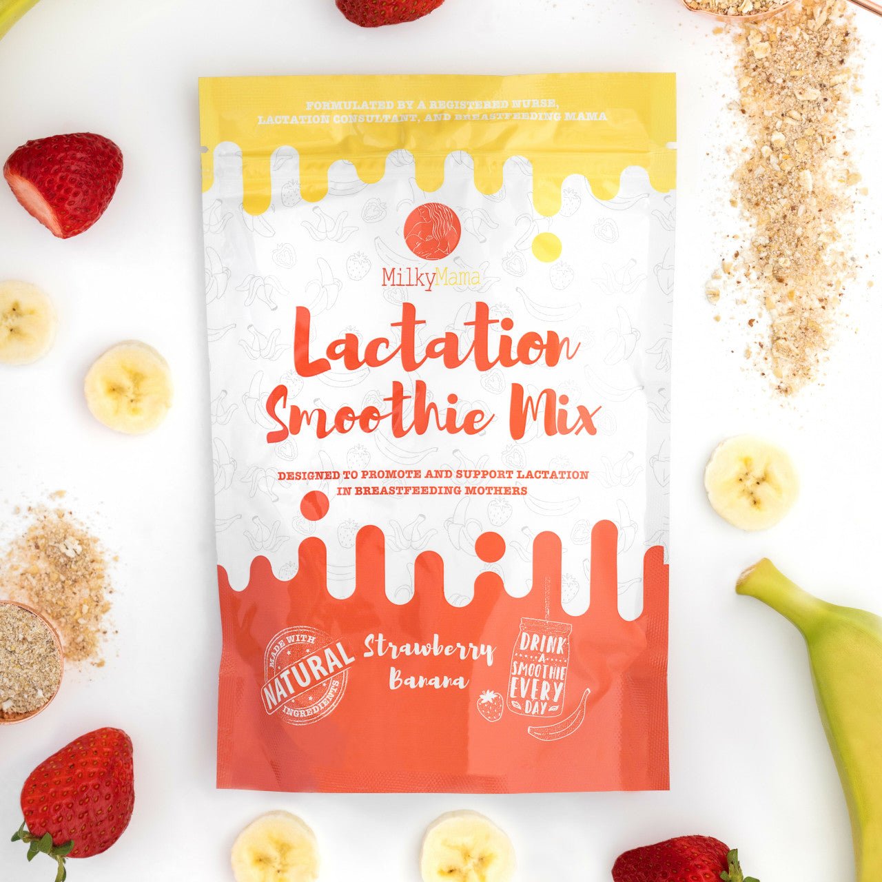 Strawberry Banana Smoothie Mix - Milky Mama