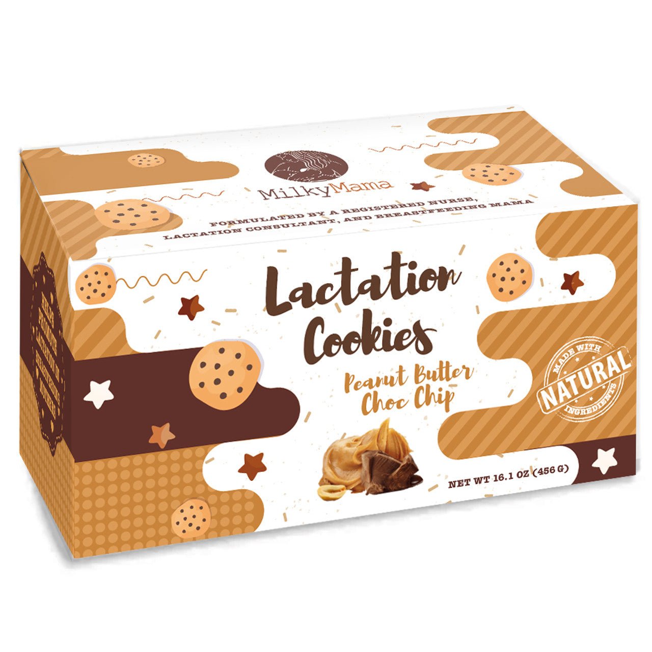 Peanut Butter Chocolate Chip Lactation Cookies - Milky Mama