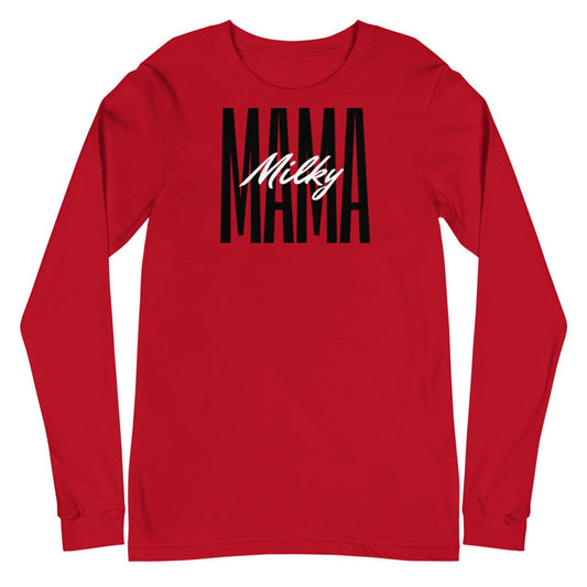 Inverted I Am A Milky Mama Long Sleeve Tee - Milky Mama