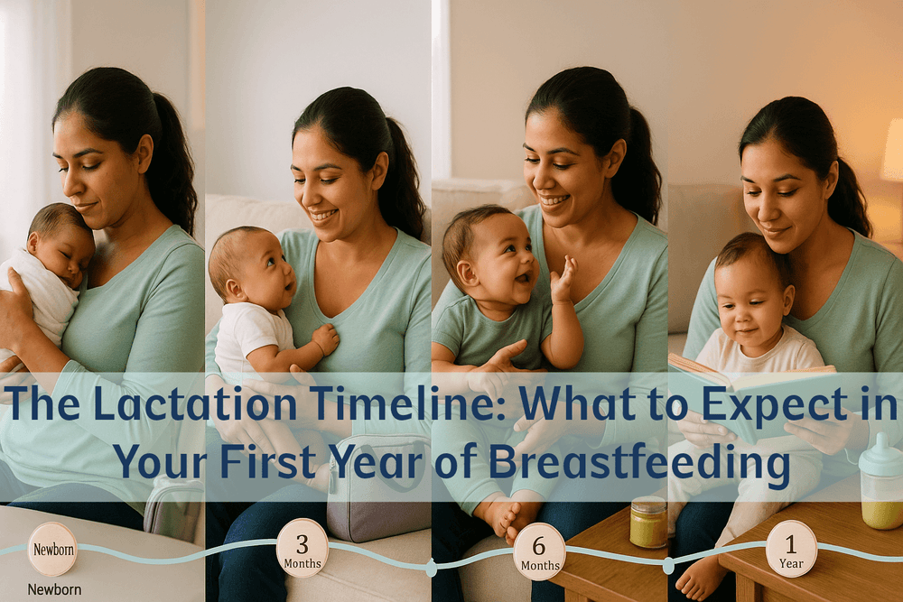 The Lactation Timeline: What to Expect in Your First Year of Breastfeeding - Milky Mama