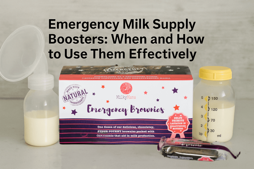 Emergency Milk Supply Boosters for Breastfeeding Moms | Milky Mama