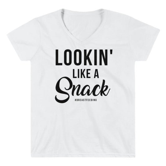   "Snack" V-Neck Shirt  