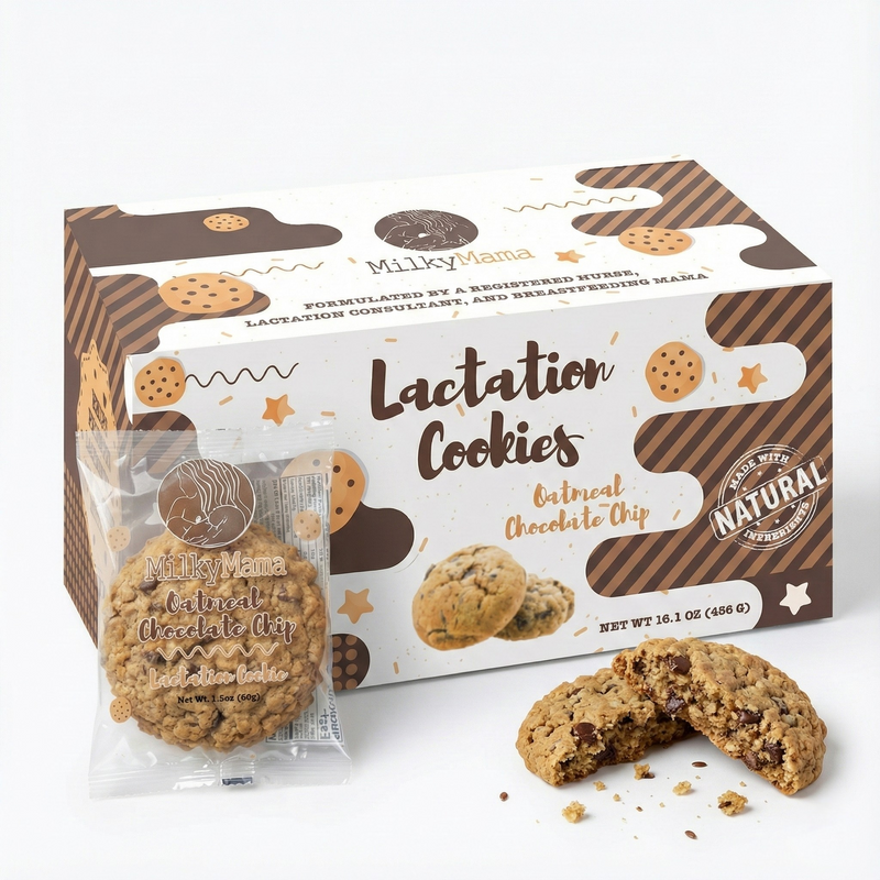 Lactation Cookies | Oatmeal Chocolate Chip | Milky Mama