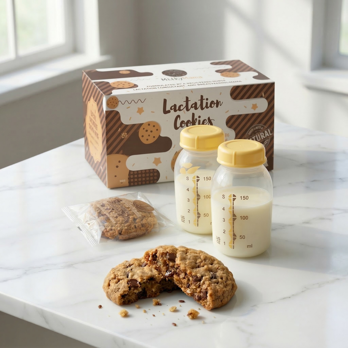 Oatmeal Chocolate Chip Lactation Cookies – Milky Mama