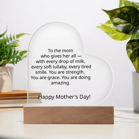 A Love Letter to Mama Plaque - Milky Mama