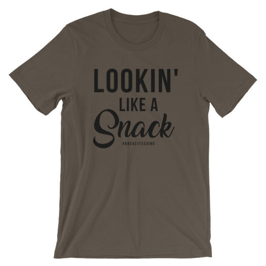 Lookin' Like A Snack Tee - Milky Mama