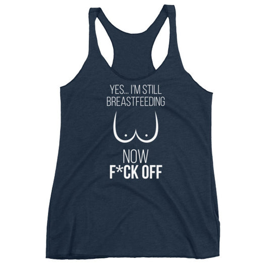 Still Breastfeeding Racerback Tank - Milky Mama